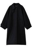 Clear Melton Balmacaan Coat/クリアメルトンステンカラーコート