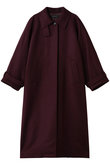 Clear Melton Balmacaan Coat/クリアメルトンステンカラーコート