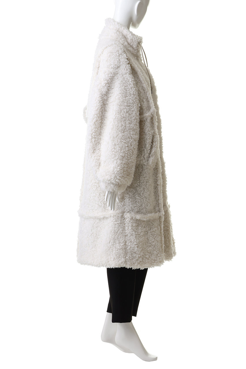 MAISON SPECIAL(メゾンスペシャル)｜Cut Off High Neck Boa Coat