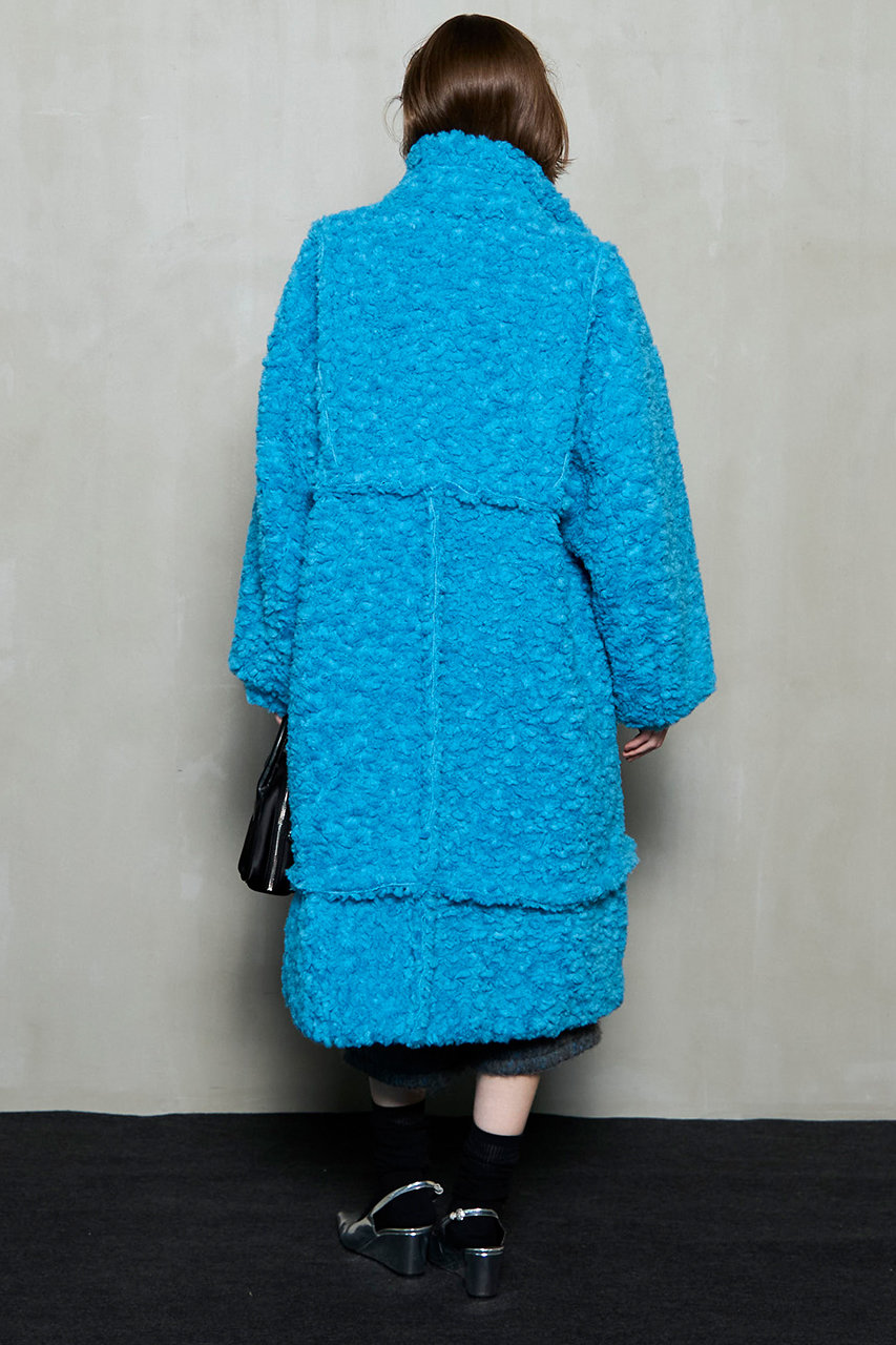 MAISON SPECIAL(メゾンスペシャル)｜Cut Off High Neck Boa Coat