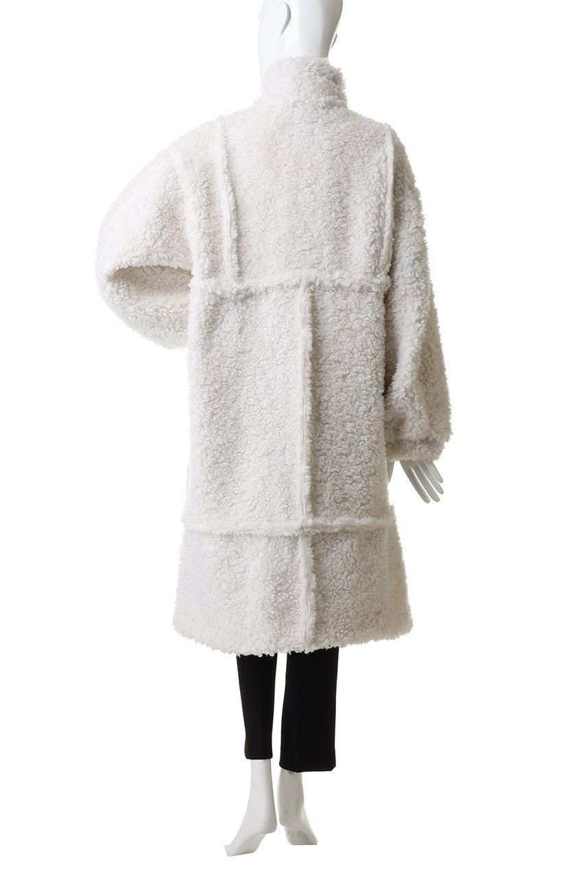 MAISON SPECIAL(メゾンスペシャル)｜Cut Off High Neck Boa Coat