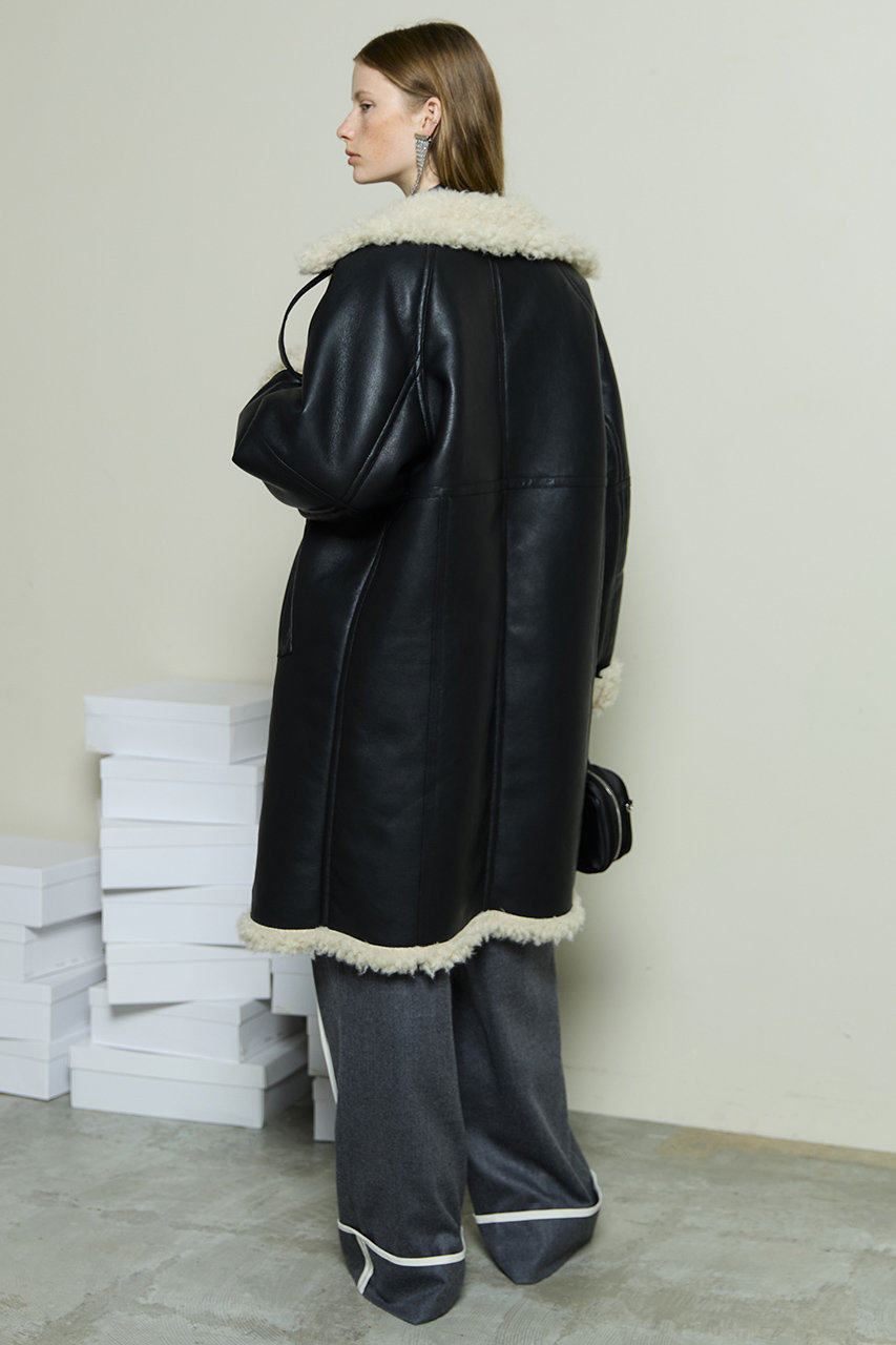 MAISON SPECIAL(メゾンスペシャル)｜Reversible Faux Mouton Coat