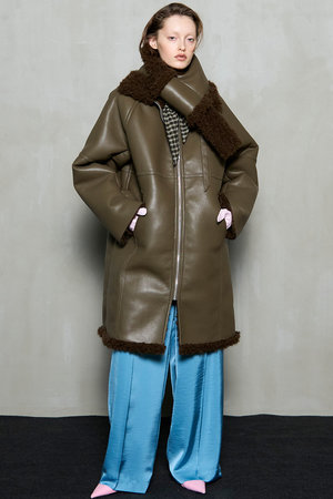 メゾンスペシャル/MAISON SPECIALのReversible Faux Mouton Coat/リバーシブルフェイクムートンコート(110900/110903)