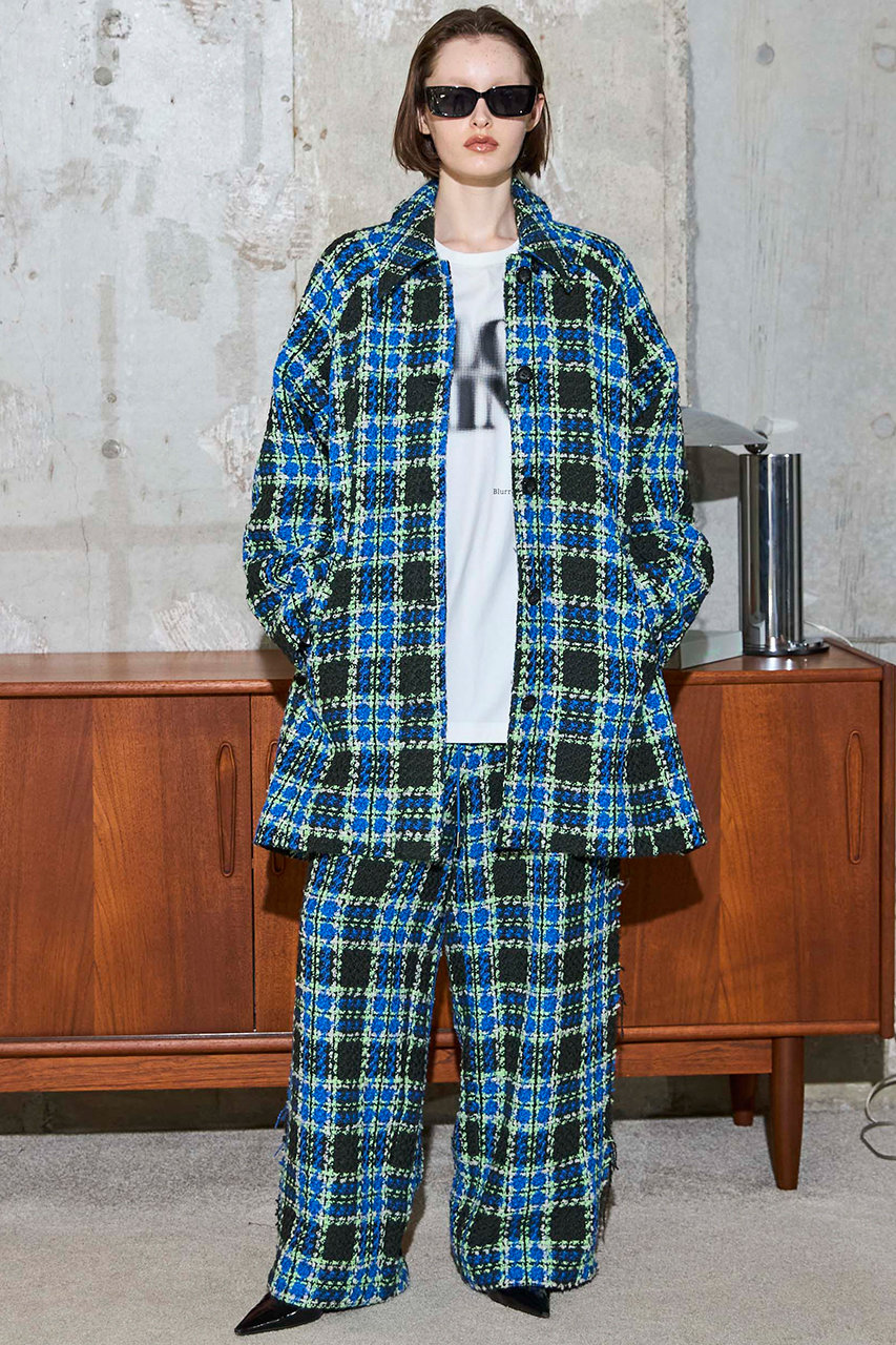 MAISON SPECIAL(メゾンスペシャル)｜Color Check 2Way Cape Coat