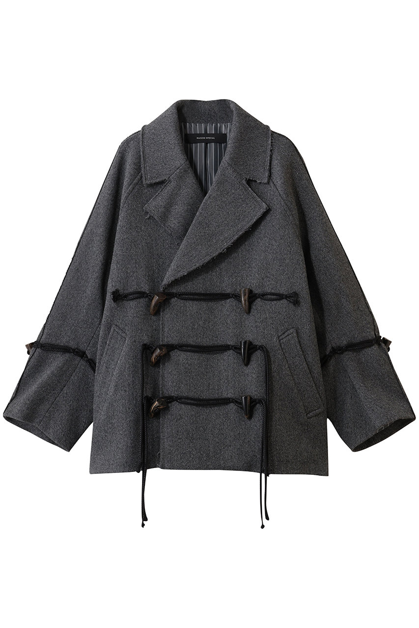 メゾンスペシャル/MAISON SPECIALのDuffle Coat/ダッフルコート(GRY(グレー)/21252165307)