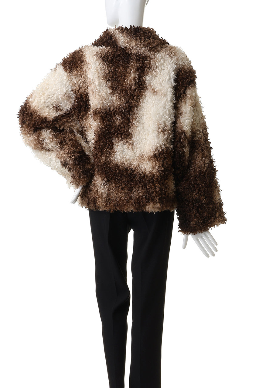 MAISON SPECIAL(メゾンスペシャル)｜Animal Pattern Faux Fur Coat