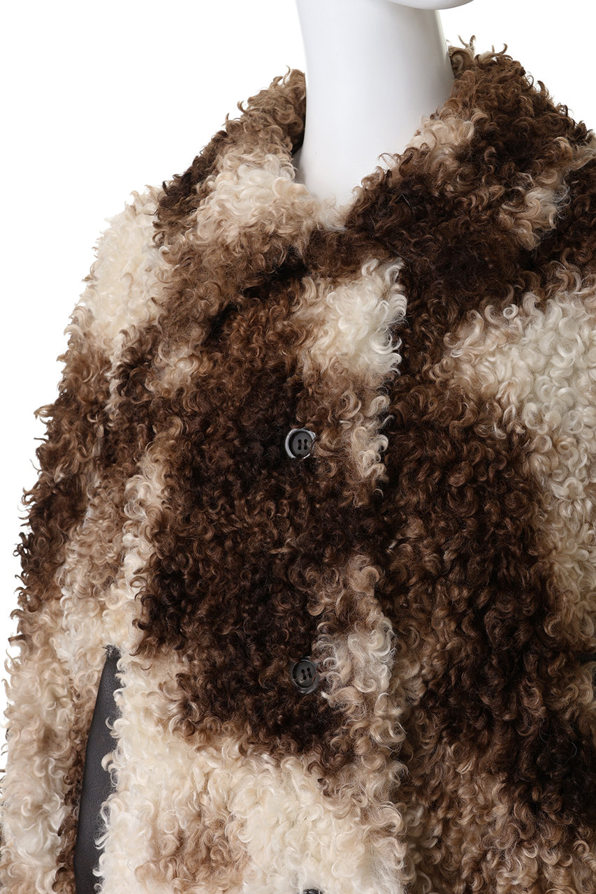 MAISON SPECIAL(メゾンスペシャル)｜Animal Pattern Faux Fur Coat