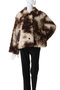 Animal Pattern Faux Fur Coat/アニマルパターンフェイクファーコート メゾンスペシャル/MAISON SPECIAL