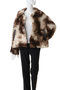 Animal Pattern Faux Fur Coat/アニマルパターンフェイクファーコート メゾンスペシャル/MAISON SPECIAL