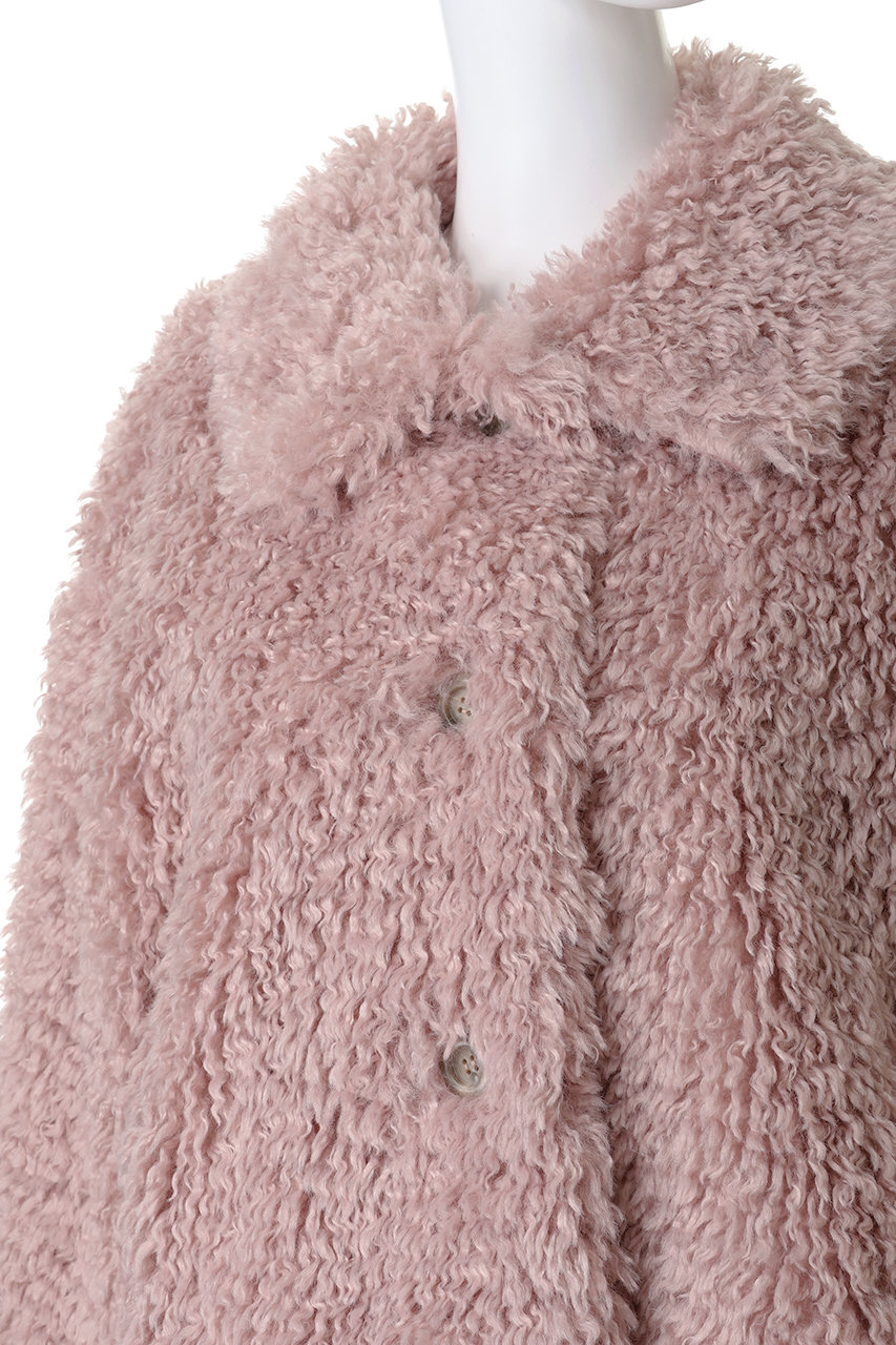 MAISON SPECIAL(メゾンスペシャル)｜Pink Faux Fur Coat/ピンク