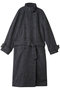 Ribbon Collar Shaggy Long Coat/リボンカラーシャギーロングコート メゾンスペシャル/MAISON SPECIAL C.GRY(チャコールグレー)
