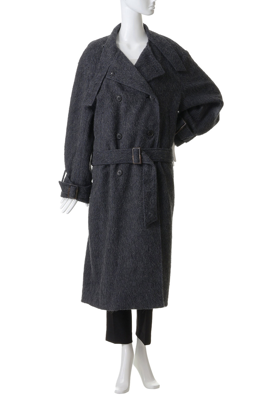 MAISON SPECIAL(メゾンスペシャル)｜Ribbon Collar Shaggy Long Coat