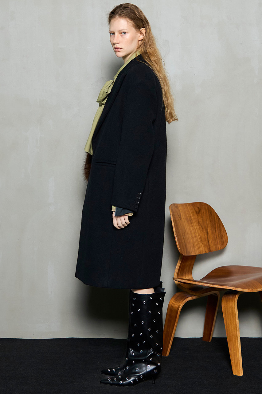 MAISON SPECIAL(メゾンスペシャル)｜Pile Melton Chester Coat/パイル