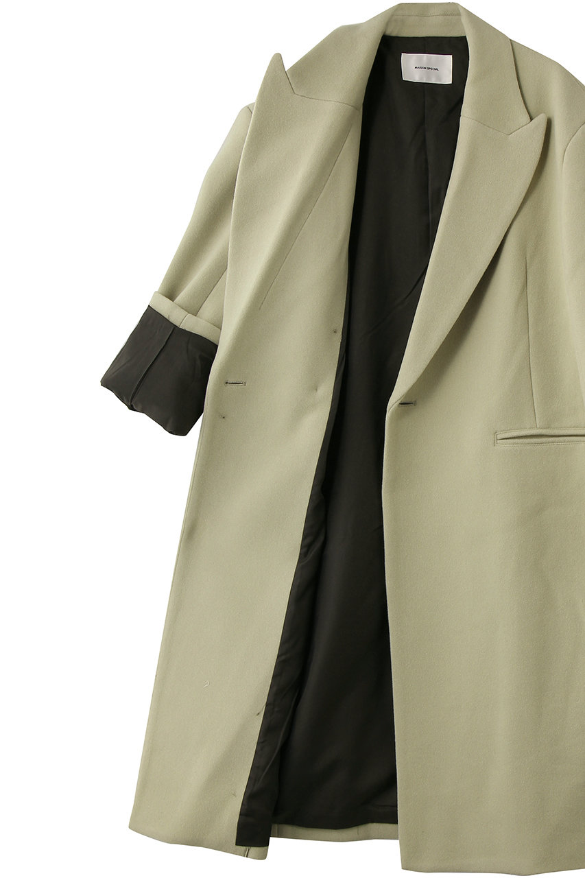 MAISON SPECIAL(メゾンスペシャル)｜Pile Melton Chester Coat/パイル