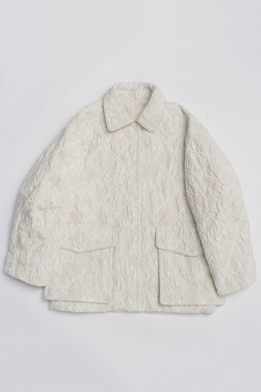 MAISON SPECIAL Multi Fabric Mole Quilted Blouson/マルチファブリックモールキルティングブルゾン (WHT(ホワイト), FREE) メゾンスペシャル ELLE SHOP MAISON SPECIAL Multi Fabric Mole Quilted Blouson/マルチファブリックモールキルティングブルゾン (WHT(ホワイト), FREE) メゾンスペシャル ELLE SHOP