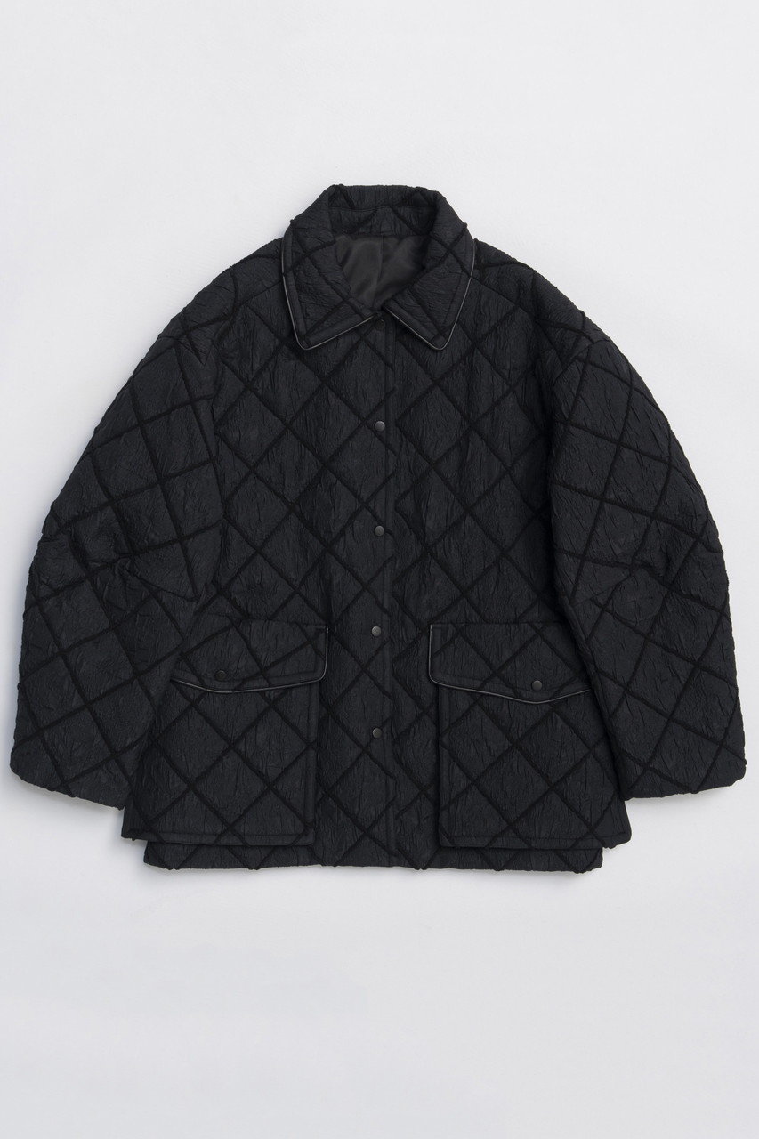 MAISON SPECIAL Multi Fabric Mole Quilted Blouson/マルチファブリックモールキルティングブルゾン (BLK(ブラック), FREE) メゾンスペシャル ELLE SHOP MAISON SPECIAL Multi Fabric Mole Quilted Blouson/マルチファブリックモールキルティングブルゾン (BLK(ブラック), FREE) メゾンスペシャル ELLE SHOP