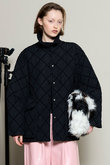 Multi Fabric Mole Quilted Blouson/マルチファブリックモールキルティングブルゾン
