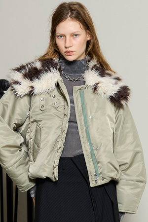 メゾンスペシャル/MAISON SPECIALのFur Collar Padded Blouson/中綿ブルゾン(110800/110802)