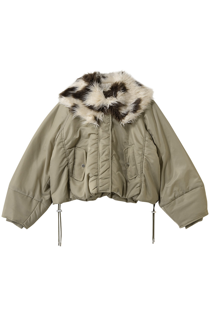 メゾンスペシャル/MAISON SPECIALのFur Collar Padded Blouson/中綿ブルゾン(KHK(カーキ)/21252215310)