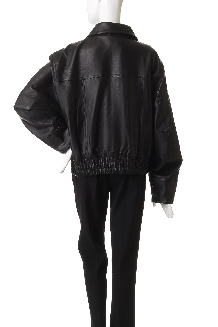 EX レザージャケット ジップブルゾン ブラック リアルレザー  XL EX レザージャケット ジップブルゾン ブラック リアルレザー XL EX