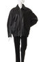 Oversized Real Leather Zip Blouson/オーバーサイズリアルレザージップブルゾン メゾンスペシャル/MAISON SPECIAL
