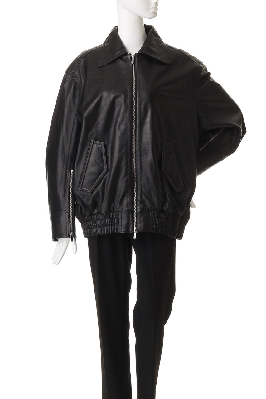 MAISON SPECIAL(メゾンスペシャル)｜Oversized Real Leather Zip