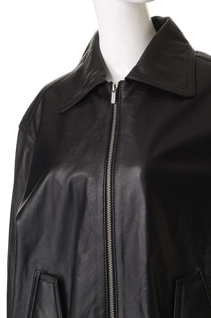 MAISON SPECIAL(メゾンスペシャル)｜Oversized Real Leather Zip