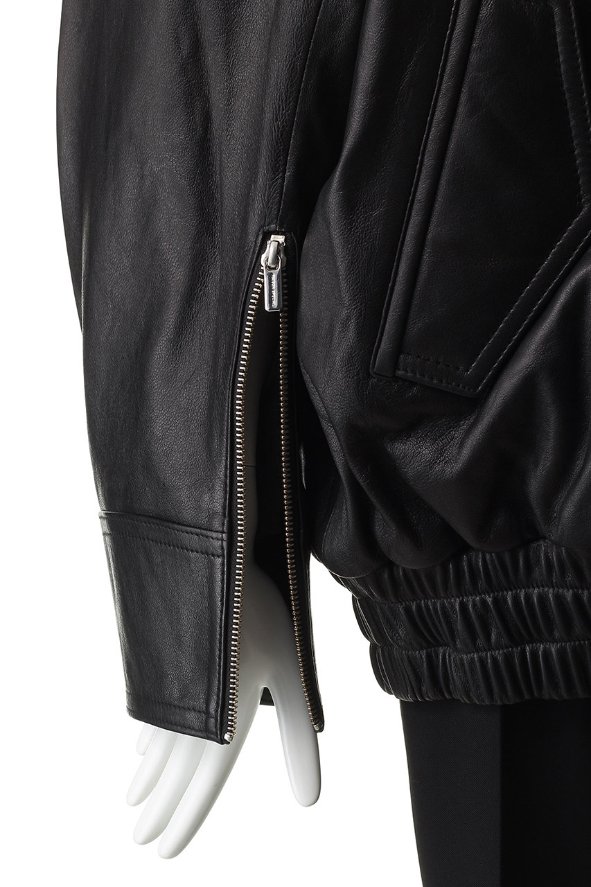 MAISON SPECIAL(メゾンスペシャル)｜Oversized Real Leather Zip