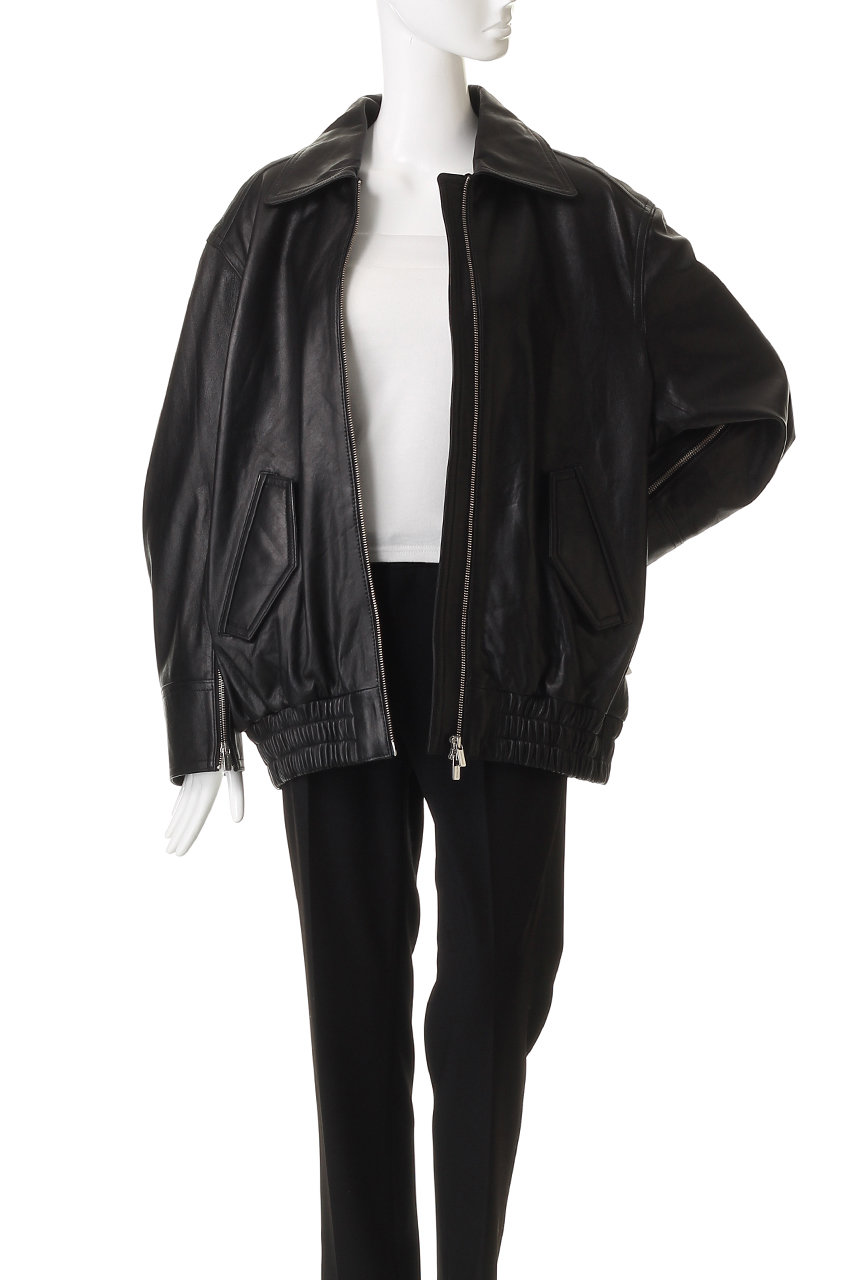 MAISON SPECIAL(メゾンスペシャル)｜Oversized Real Leather Zip