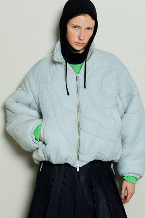 メゾンスペシャル/MAISON SPECIALのRose Quilted Padded Jacket/ローズキルティング中綿ジャケット(110800/110801)