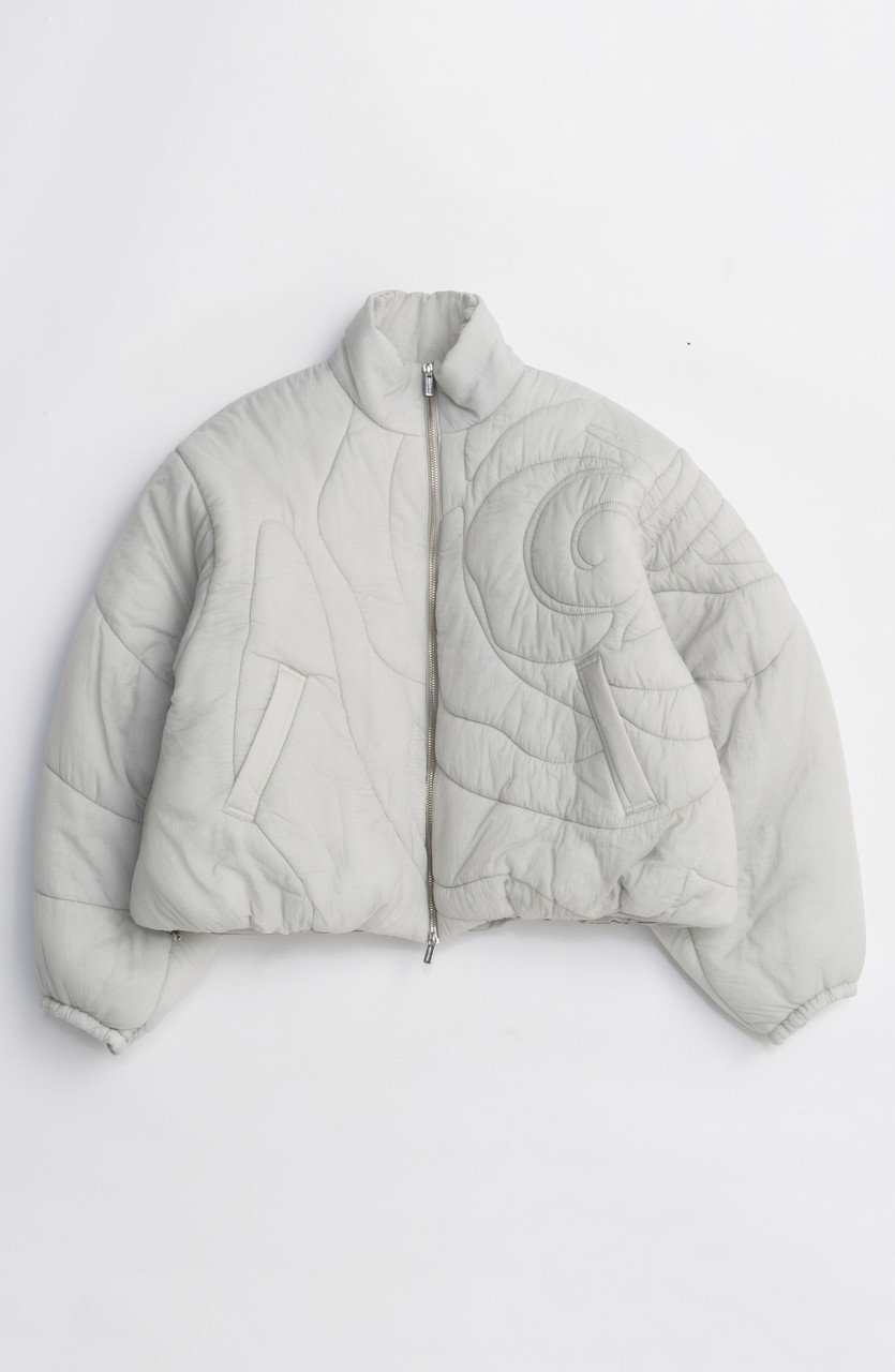 MAISON SPECIAL Rose Quilted Padded Jacket/ローズキルティング中綿ジャケット (O.WHT(オフホワイト), FREE) メゾンスペシャル ELLE SHOP MAISON SPECIAL Rose Quilted Padded Jacket/ローズキルティング中綿ジャケット (O.WHT(オフホワイト), FREE) メゾンスペシャル ELLE SHOP