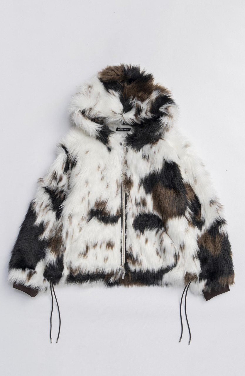 メゾンスペシャル/MAISON SPECIALのFur Hoodie/ファーフーディ(MLT1(マルチカラー)/21252216005)