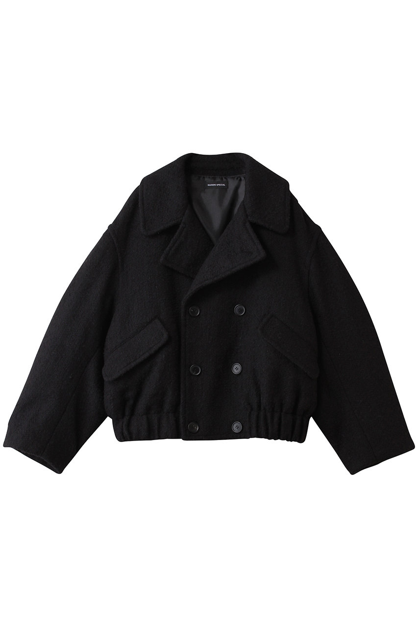 メゾンスペシャル/MAISON SPECIALのTrench Blouson/トレンチブルゾン(BLK(ブラック)/21252216006)