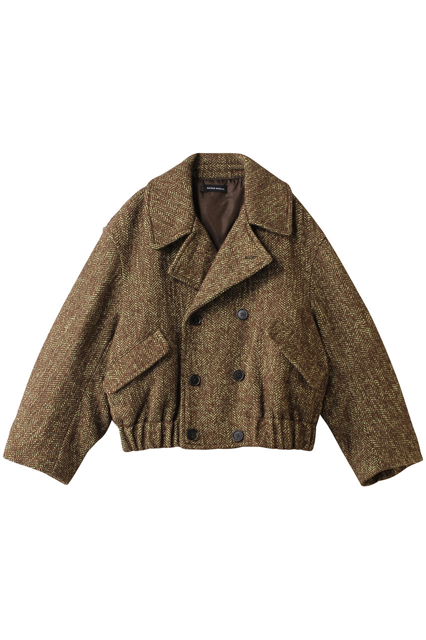 メゾンスペシャル/MAISON SPECIALのTrench Blouson/トレンチブルゾン(BRN(ブラウン)/21252216006)