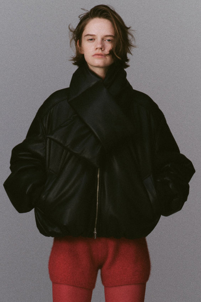 MAISON SPECIAL(メゾンスペシャル)｜Leather Puffer Jacket With