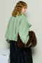 Leather Puffer Jacket With Muffler/マフラーセットレザーパッファーブルゾン メゾンスペシャル/MAISON SPECIAL