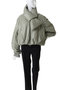 Leather Puffer Jacket With Muffler/マフラーセットレザーパッファーブルゾン メゾンスペシャル/MAISON SPECIAL