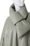 Leather Puffer Jacket With Muffler/マフラーセットレザーパッファーブルゾン メゾンスペシャル/MAISON SPECIAL
