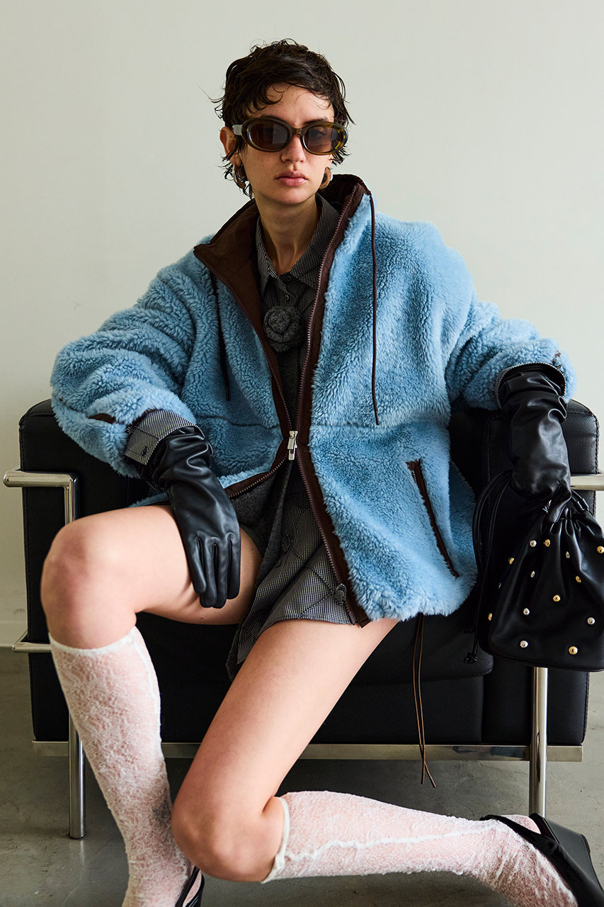 MAISON SPECIAL(メゾンスペシャル)｜Boa Blouson/ボアブルゾン/BLU