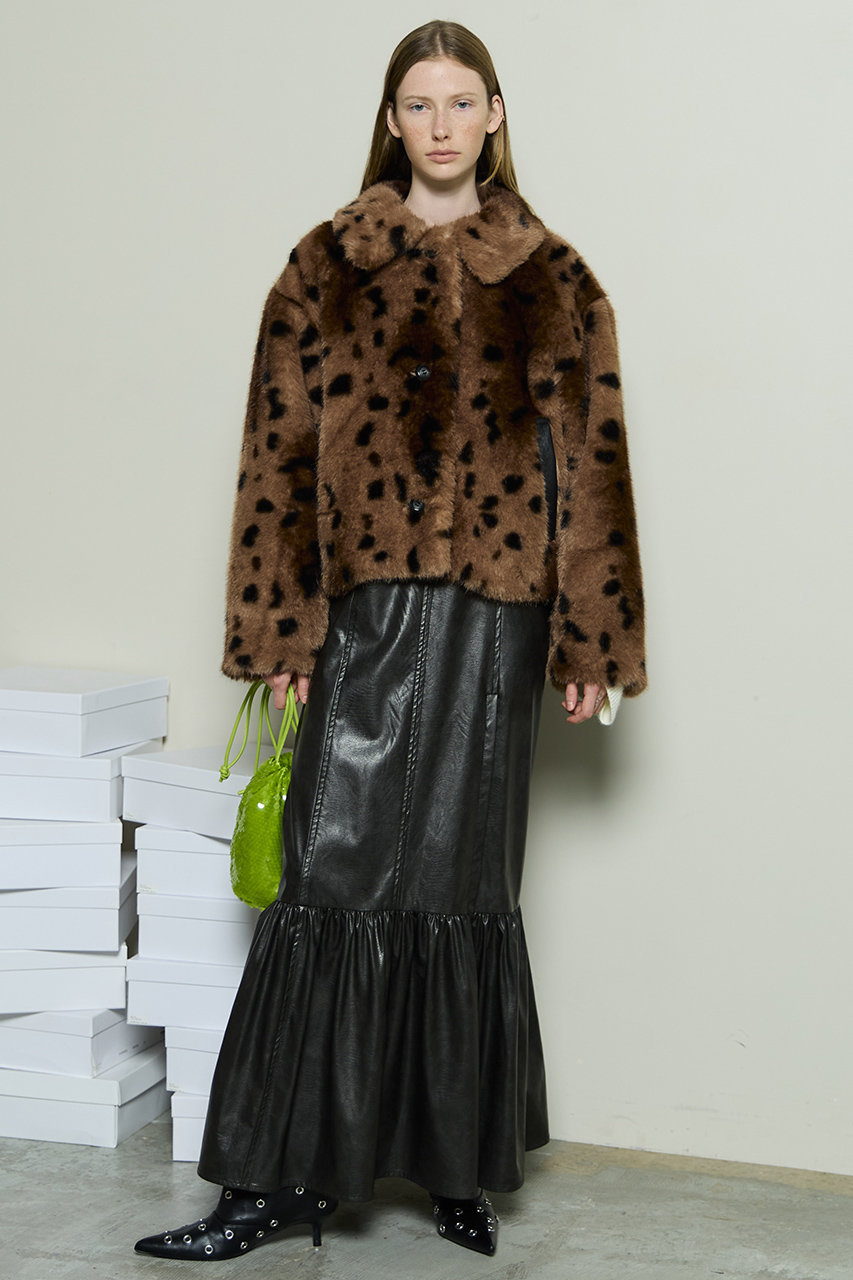 MAISON SPECIAL(メゾンスペシャル)｜faux Leather Dress/フェイク