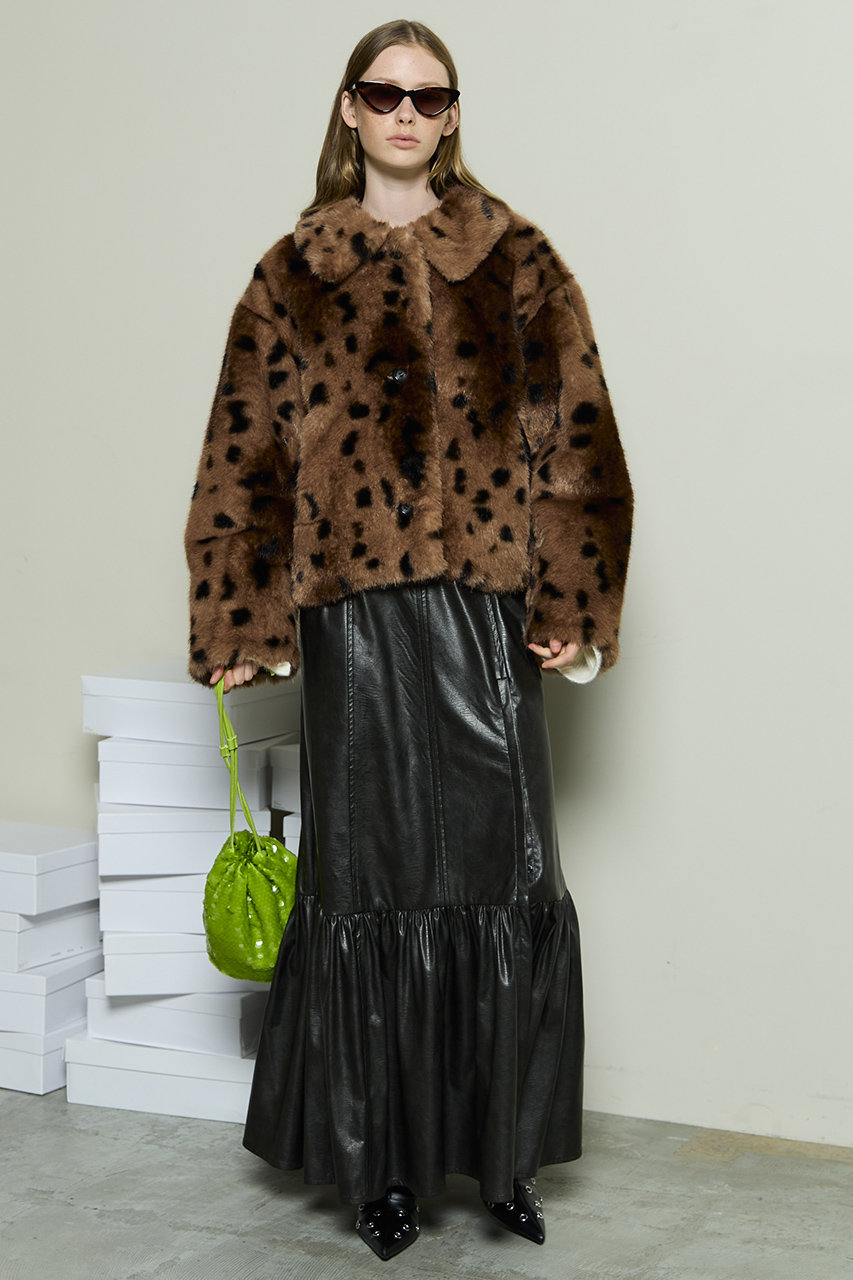 MAISON SPECIAL(メゾンスペシャル)｜faux Leather Dress/フェイク