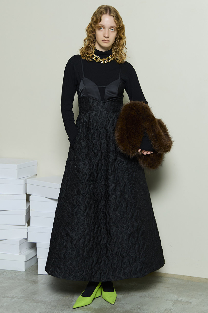 【極美品】MAISON SPECIAL 2WAYパフジャガードワンピース　ピンク 極美品】MAISON SPECIAL 2WAYパフジャガードワンピース ピンク MAISON