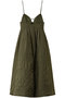 2Way Padded Quilted Dress/2WAY中綿キルティングワンピース メゾンスペシャル/MAISON SPECIAL KHK(カーキ)