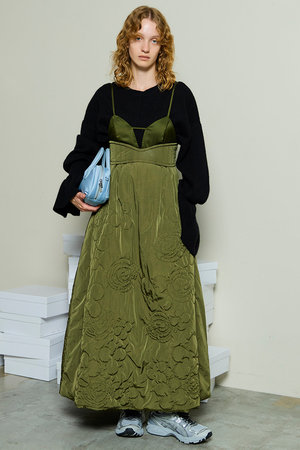 メゾンスペシャル/MAISON SPECIALの2Way Padded Quilted Dress/2WAY中綿キルティングワンピース(110500/110503)