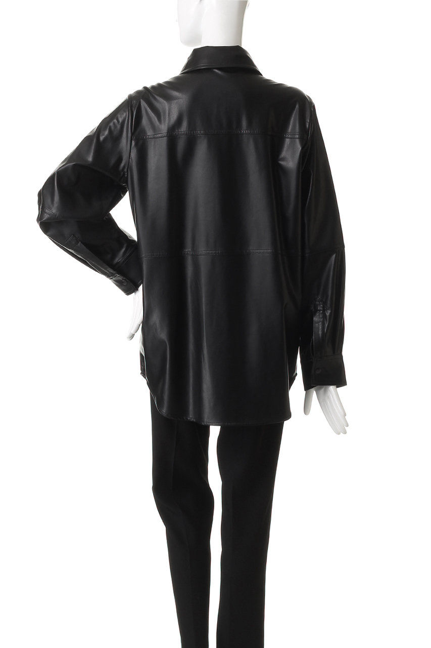 MAISON SPECIAL(メゾンスペシャル)｜synthetic Leather Tie Shirt