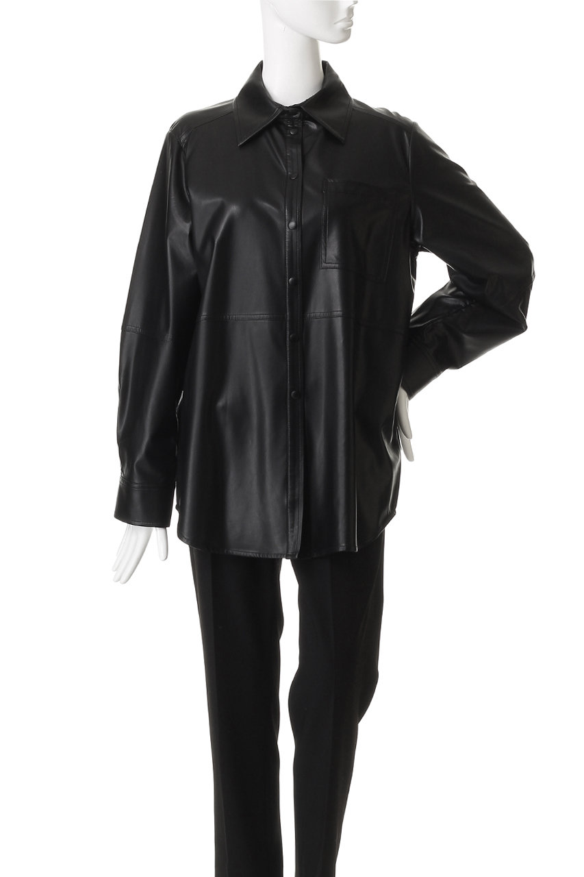 MAISON SPECIAL(メゾンスペシャル)｜synthetic Leather Tie Shirt