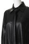 synthetic Leather Tie Shirt/フェイクレザーネクタイシャツ メゾンスペシャル/MAISON SPECIAL