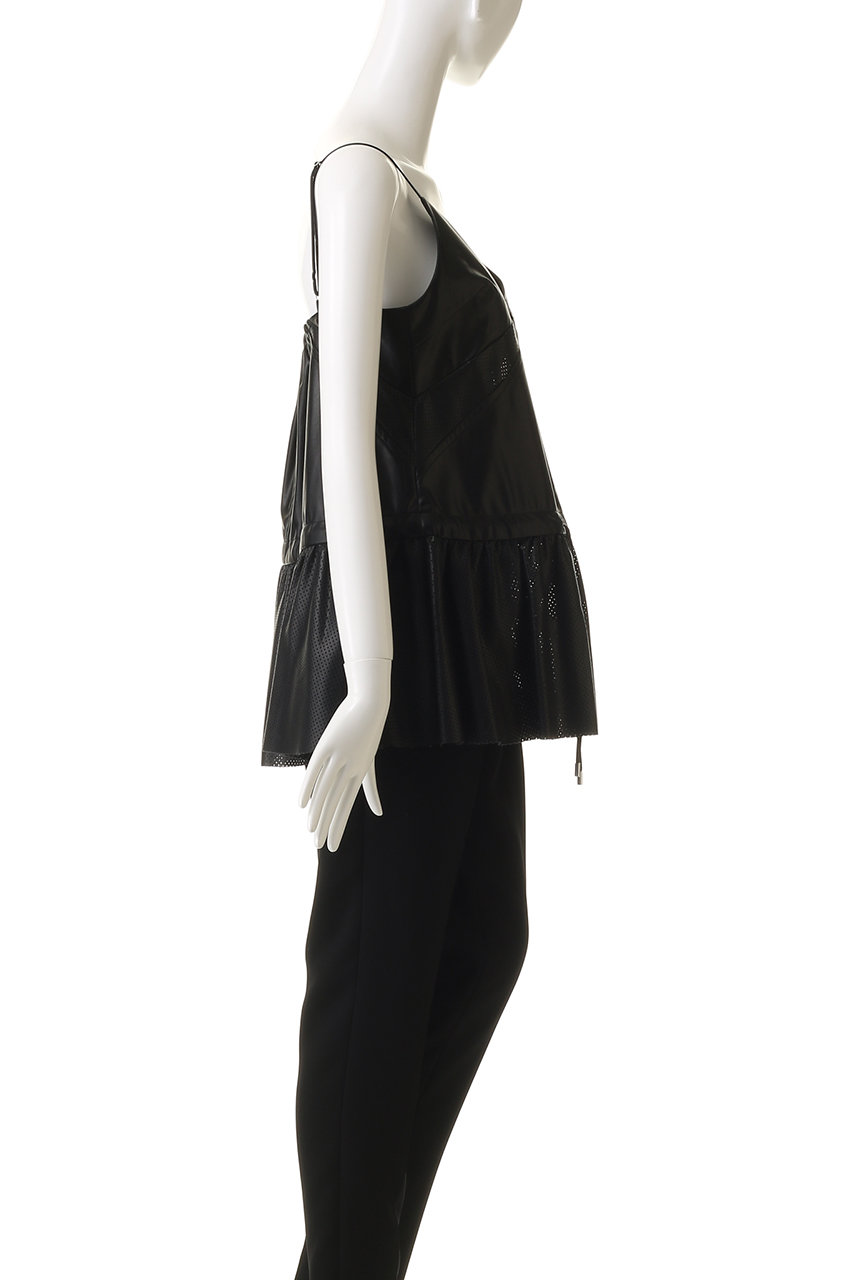 MAISON SPECIAL(メゾンスペシャル)｜synthetic Leather Peplum Tunic