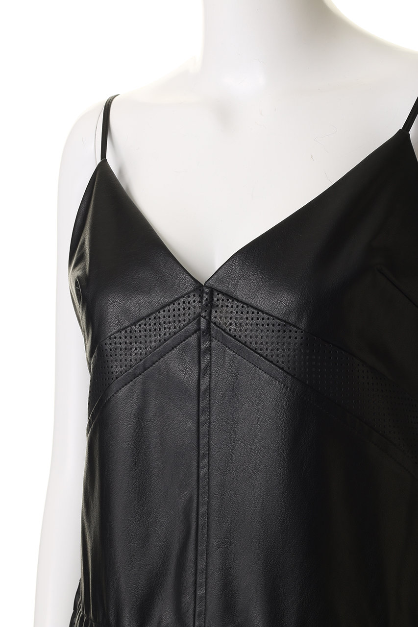 MAISON SPECIAL(メゾンスペシャル)｜synthetic Leather Peplum Tunic