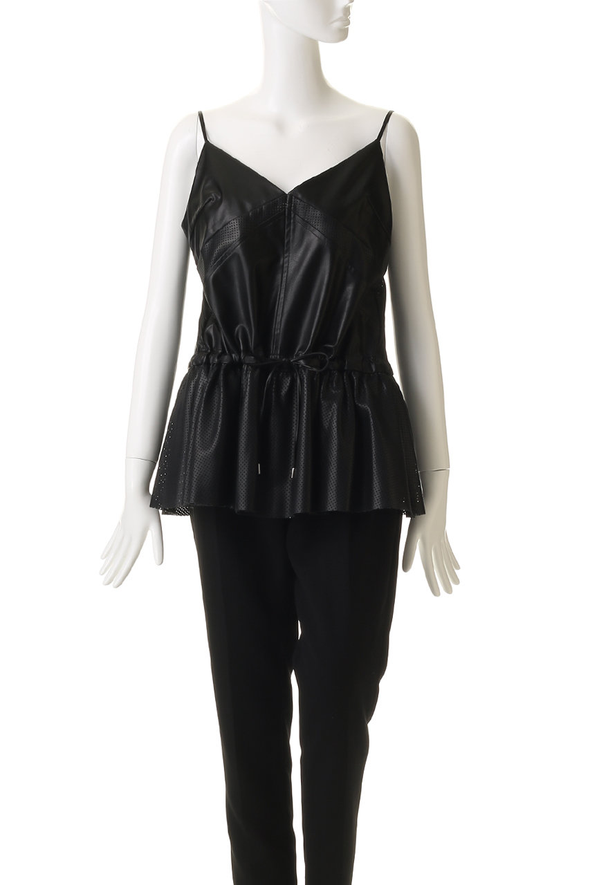 MAISON SPECIAL(メゾンスペシャル)｜synthetic Leather Peplum Tunic